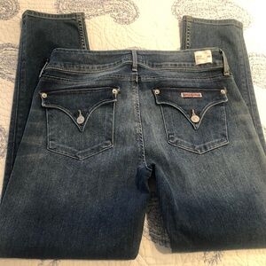 HUDSON Collin skinny ankle jeans Stretch Runway Size 30"